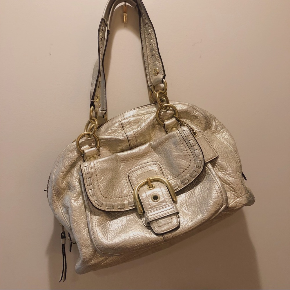 Coach - Metallic light gold bag